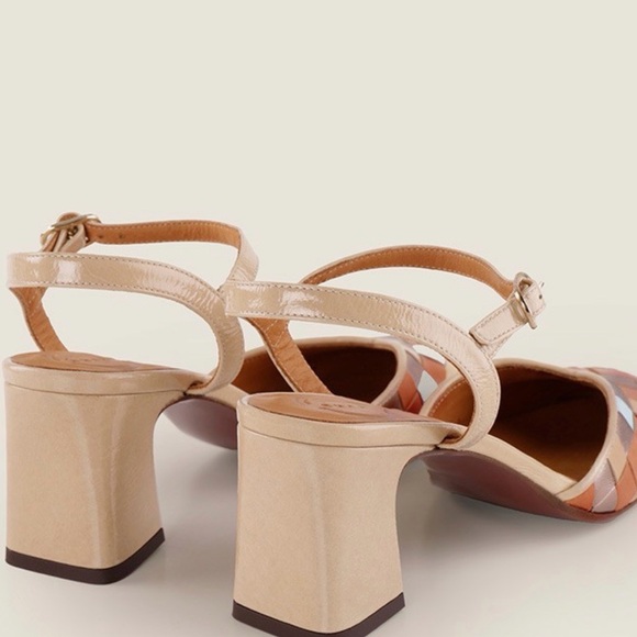 Chie Mihara Multicolor handwoven leather Women's Heels NWT made in Spain luxury - Picture 4 of 4